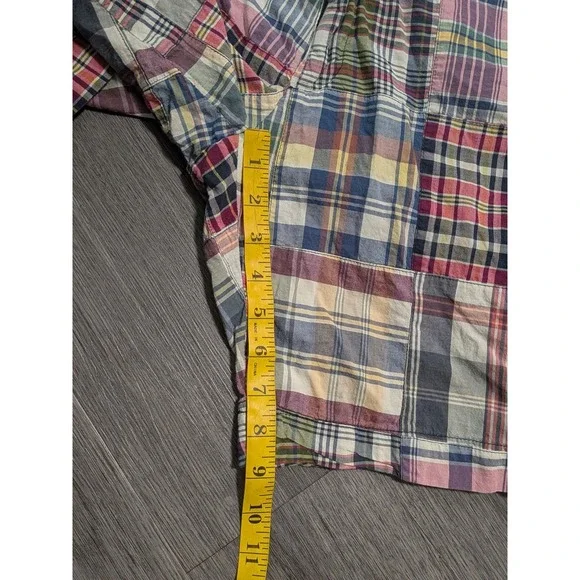 Polo Ralph Lauren Men's Madras Multicolor Patchwork Plaid Shorts Size 44x9 - Picture 5 of 6